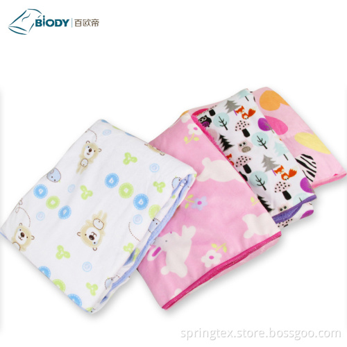 Eco-friendly ComFortable Animal Baby Jersey Blanket Swaddle